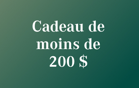 Cadeau de moins de 200 $