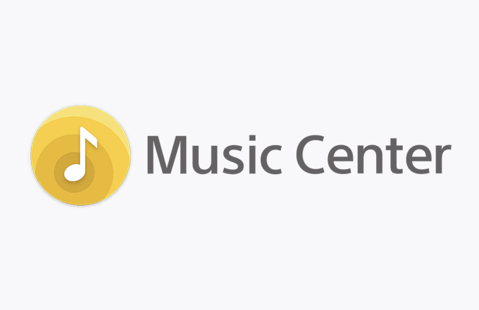 Image of the Sony Music Center app logo