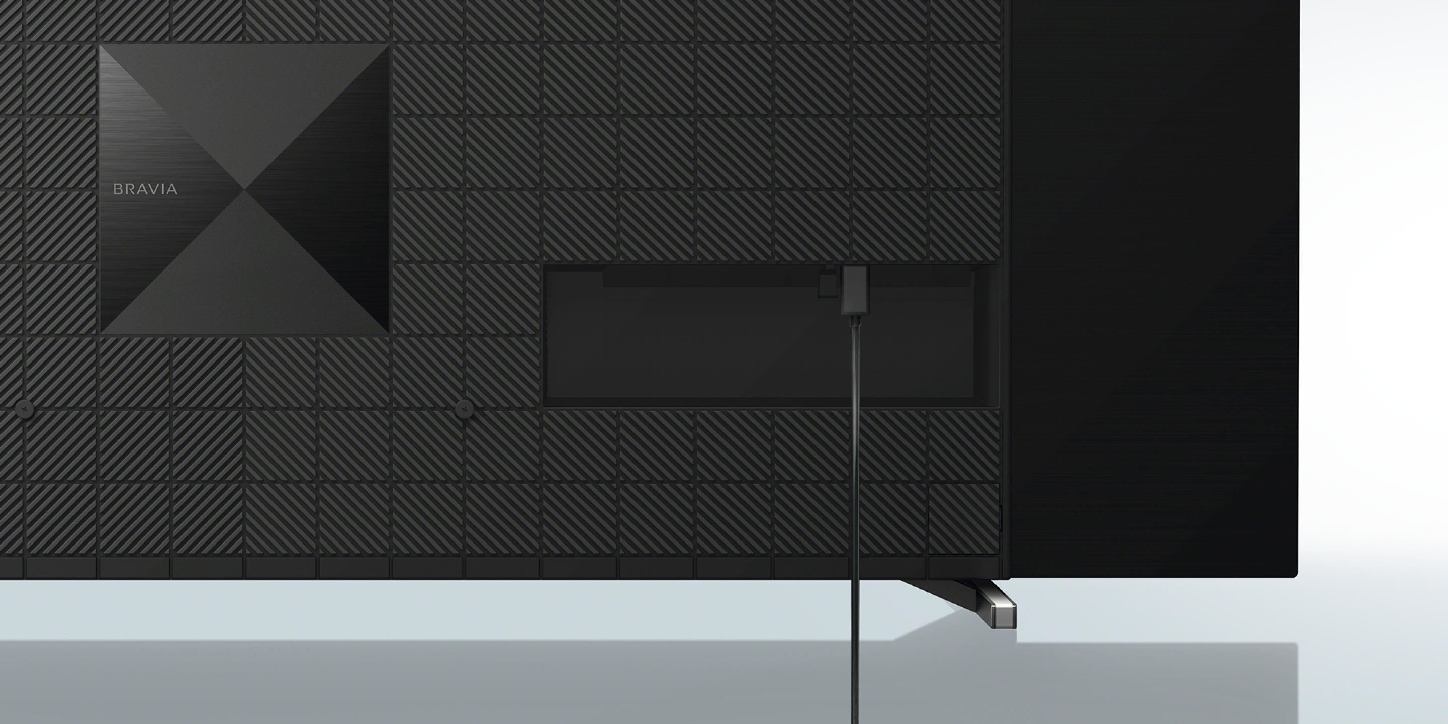 Image of back of BRAVIA TV showing HDMI port.