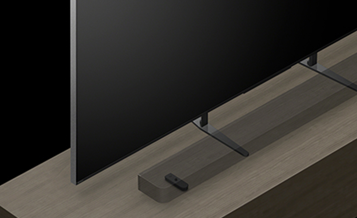 Image of foot part on soundbar.