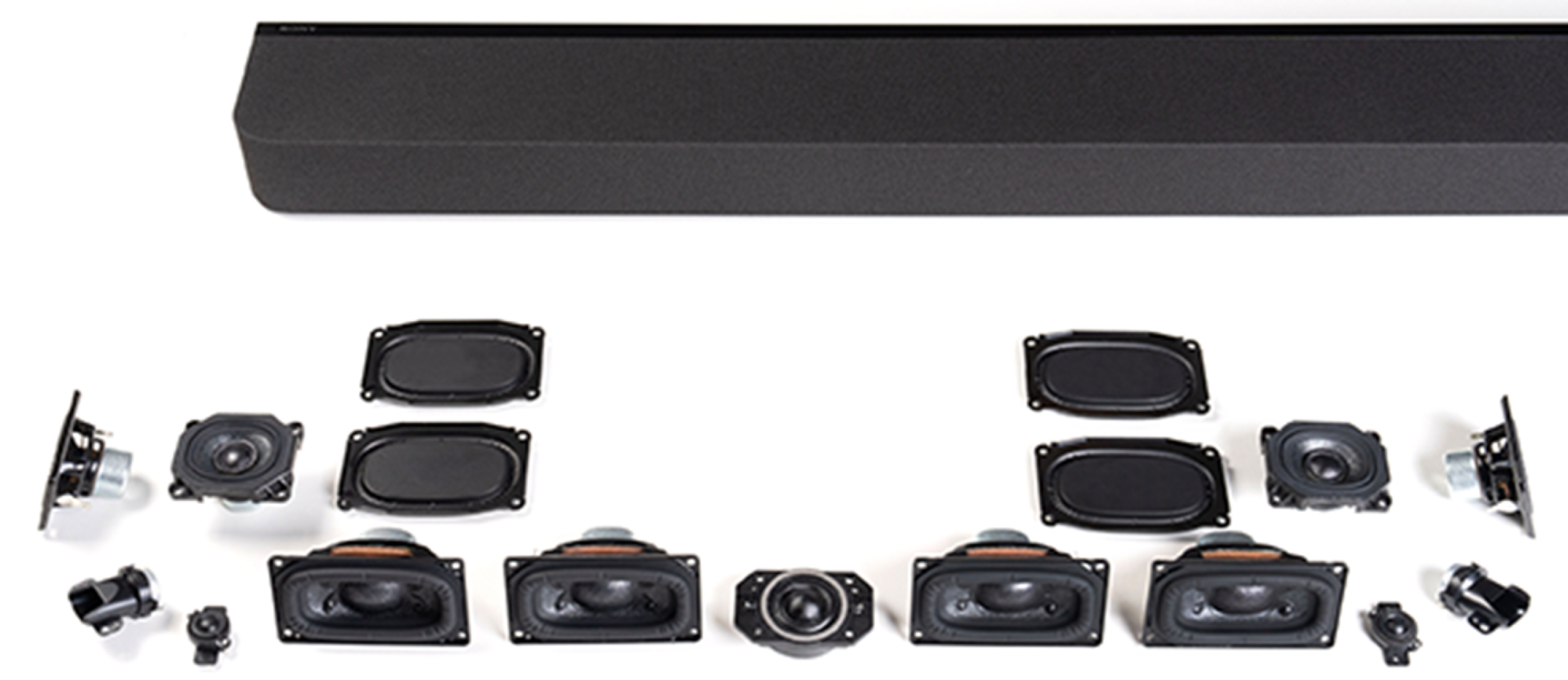 Image of 13-unit speaker system.