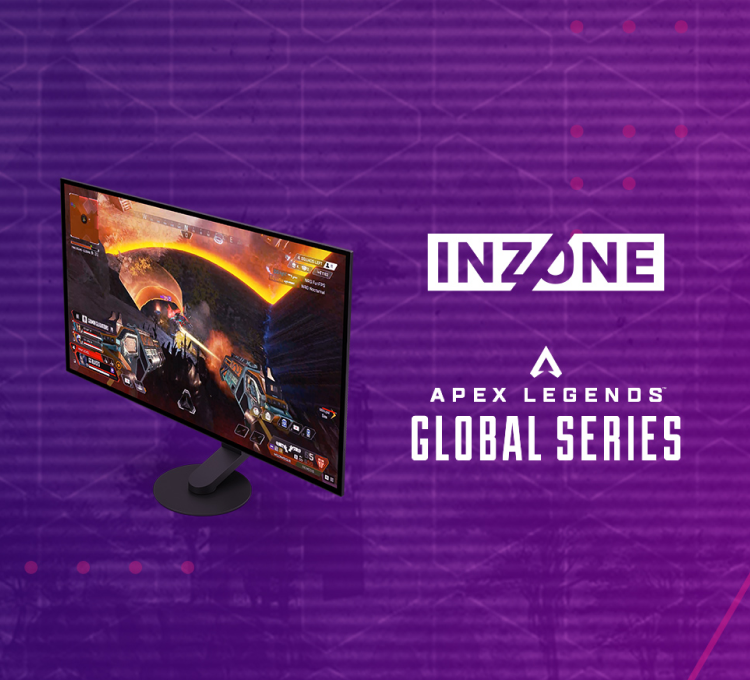 Une photo du moniteur officiel Inzone M10S Apex Legends Global Series.