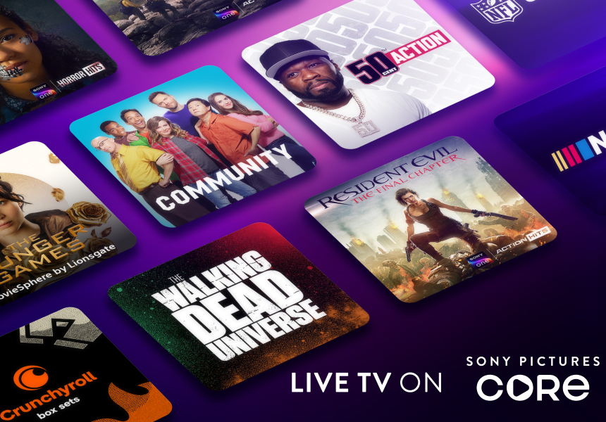 Télévision en direct sur Sony Pictures Core