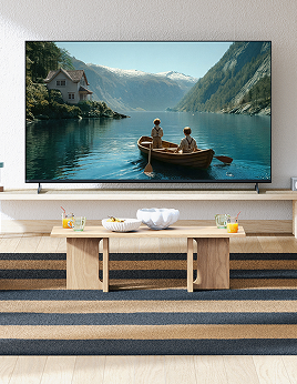 BRAVIA 3 II TV on its stand displayed in a modern living room