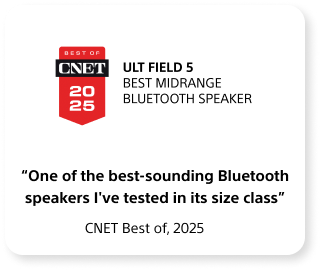“One of the best-sounding Bluetooth speakers I've tested in its size class” - CNET Best of, 2025