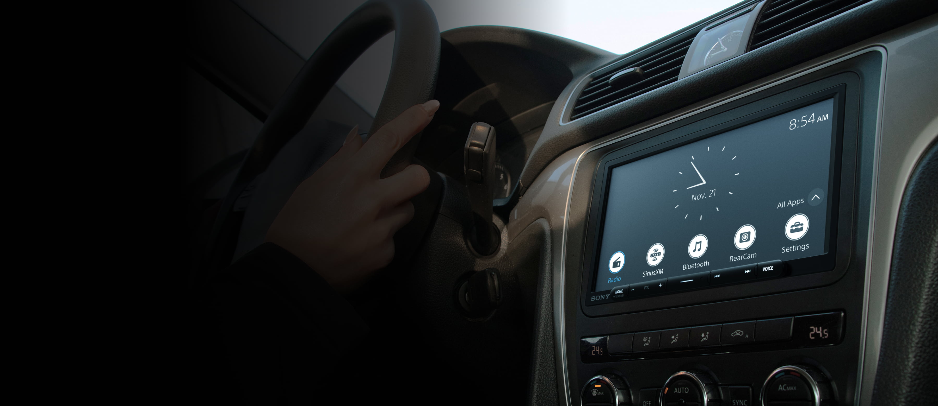 Anti-glare touchscreen