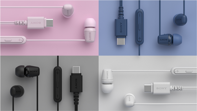 Sony USB-C Wired In-ear Headphones | Pink | IER-EX15C/P | Sony