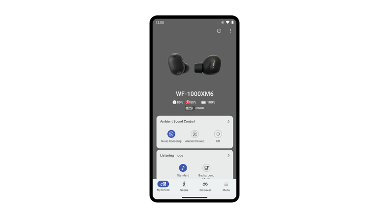 אוזניות אלחוטיות עם ביטול רעשים אקטיבי&nbsp;WF-1000XM6 מבית Sony