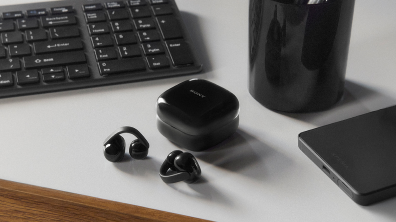 Sony LinkBuds Clip Truly Wireless Open Earbuds | Black | WF-LC900