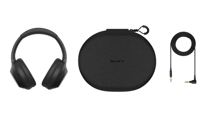 תכולת האריזה של אוזניות Sony WH-1000XM4C