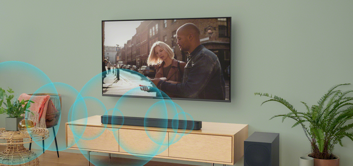 Enjoy clear dialogue and powerful sound