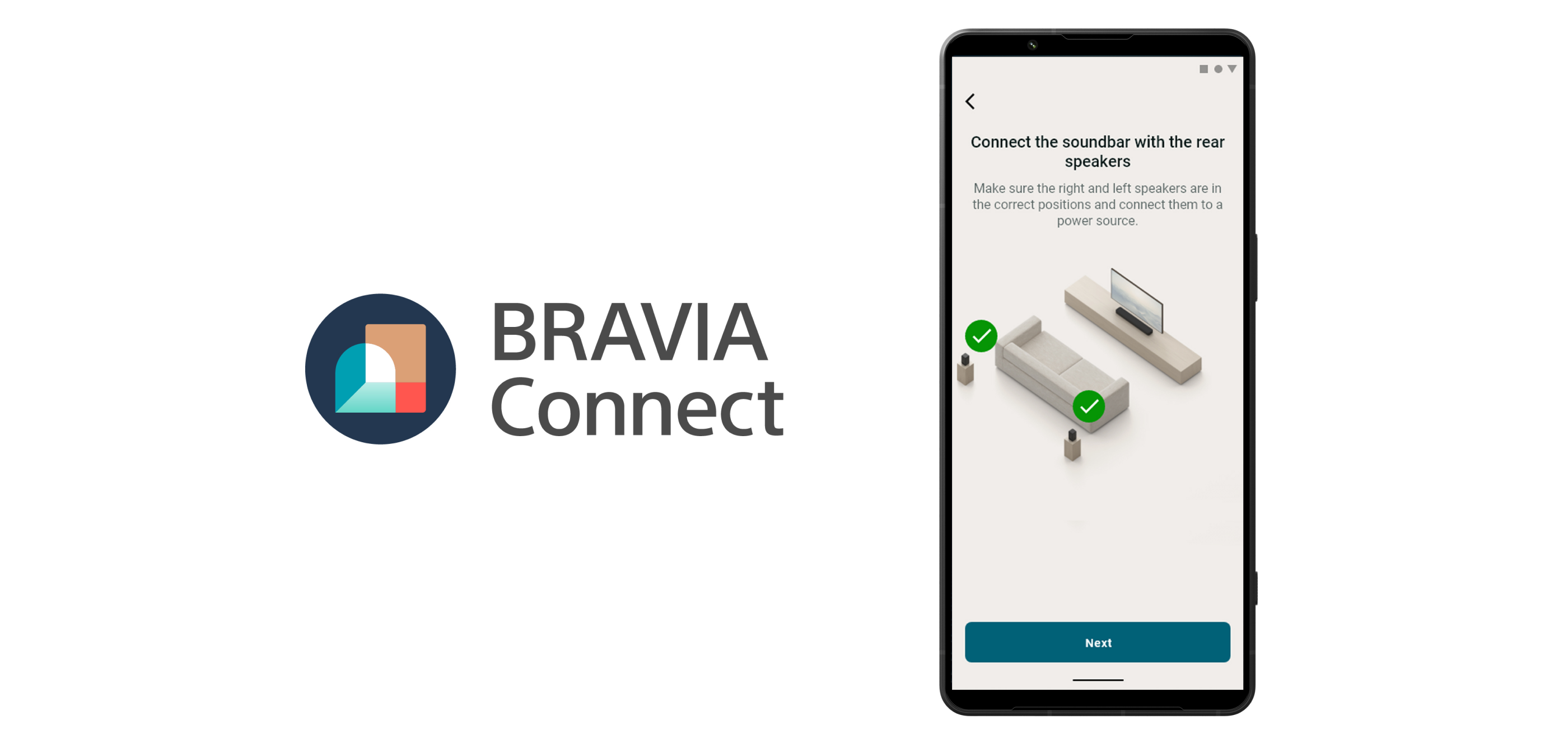 Image of BRAVIA Connect app.