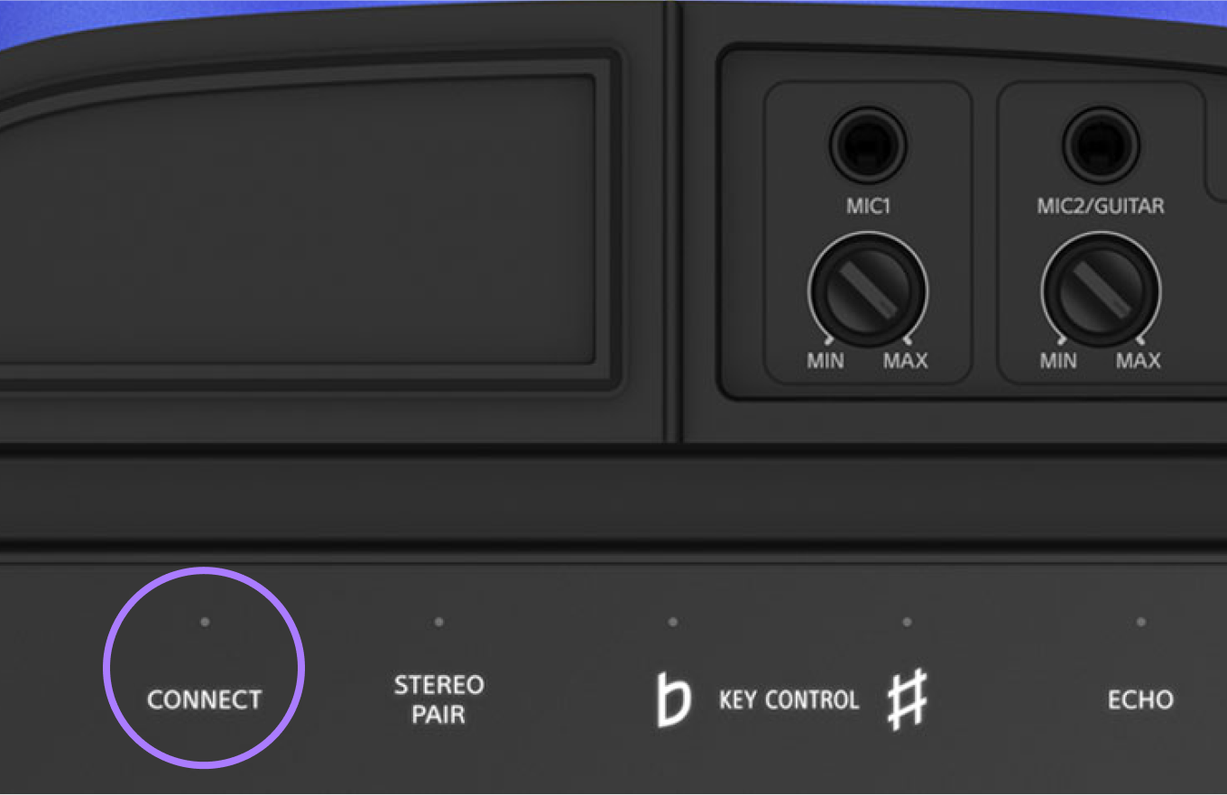 Connect button on ULT TOWER 9.