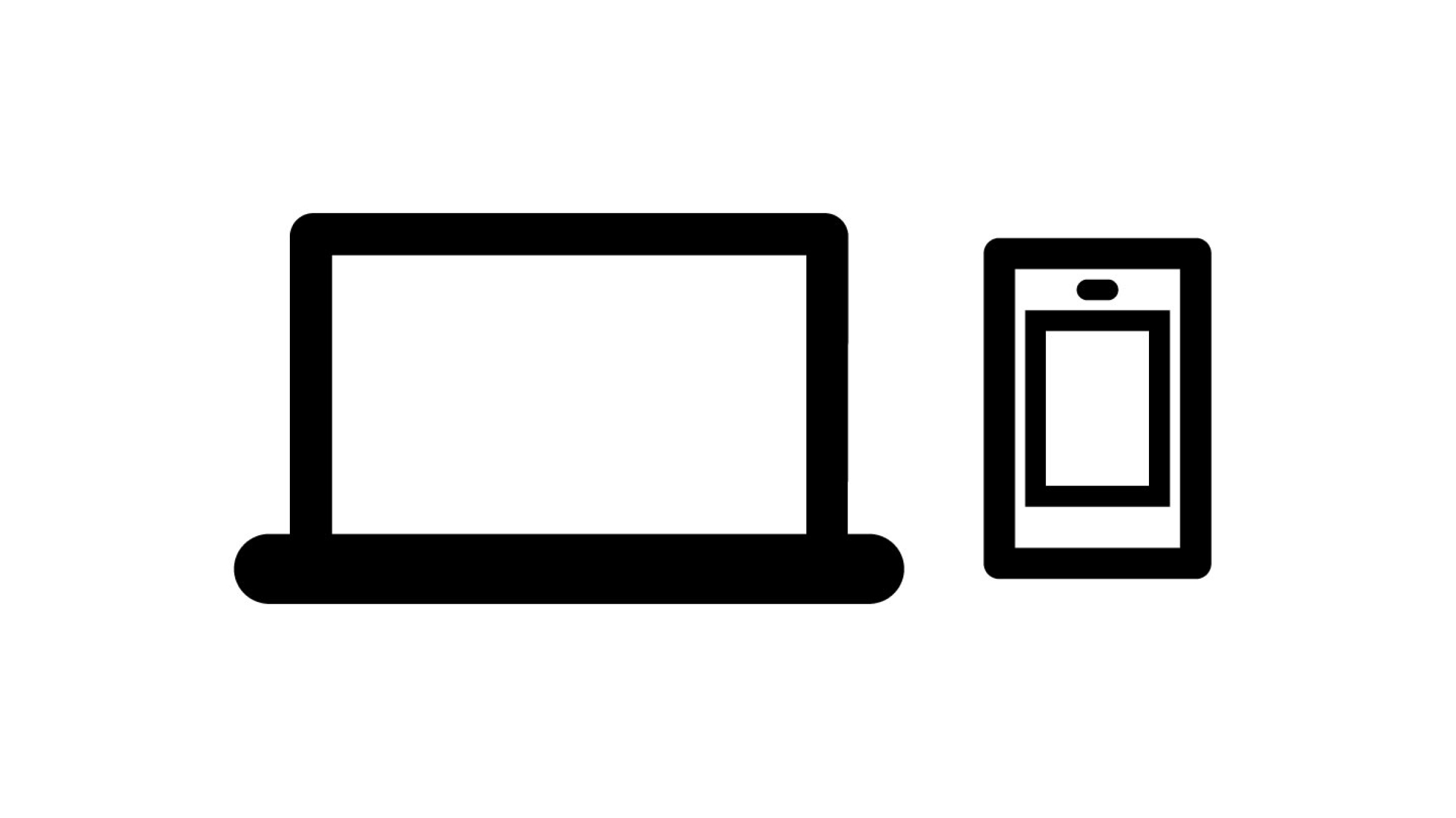 An illustration of a laptop and a smartphone.