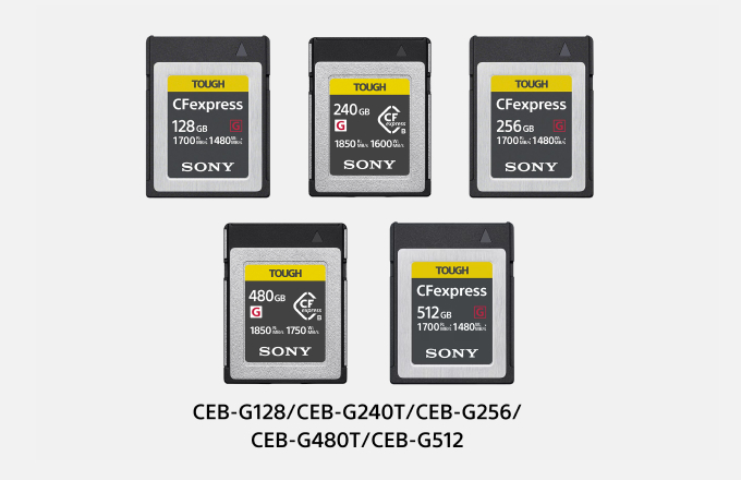 Sony CEB-G Series CFexpress Type B Memory Card | CEB-G960T | Sony