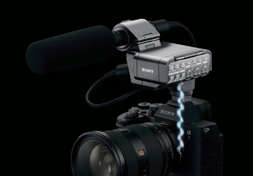 XLR Adaptor for αTM cameras with 96kHz / 32bit float