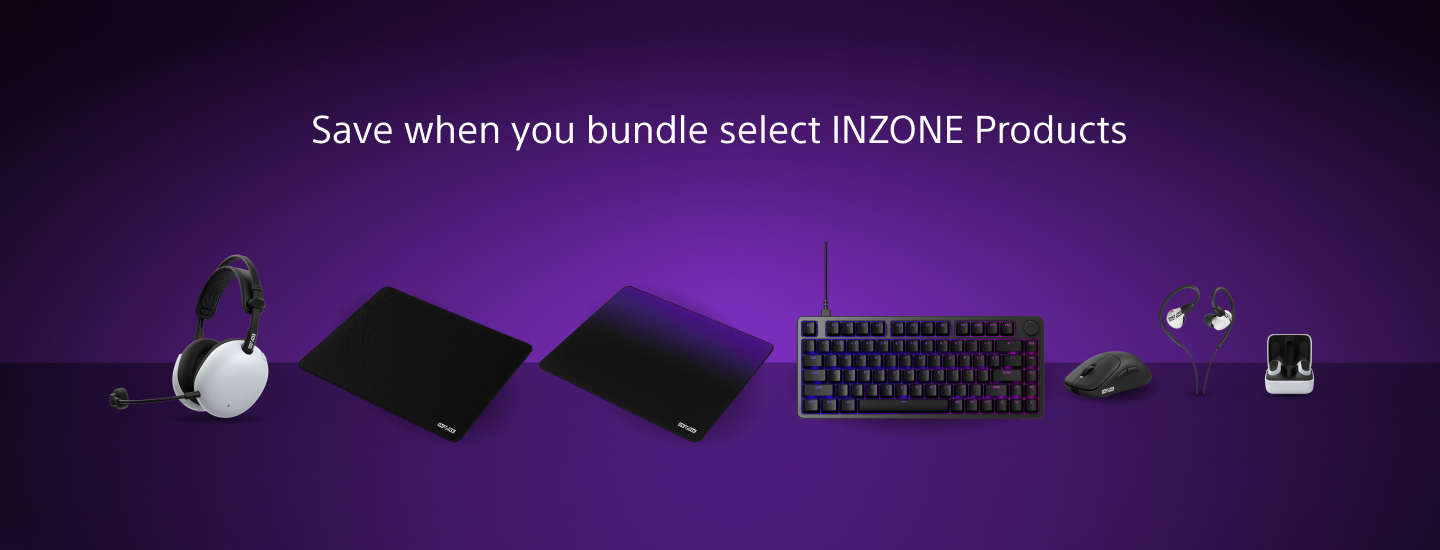 Save when you bundle select INZONE Products