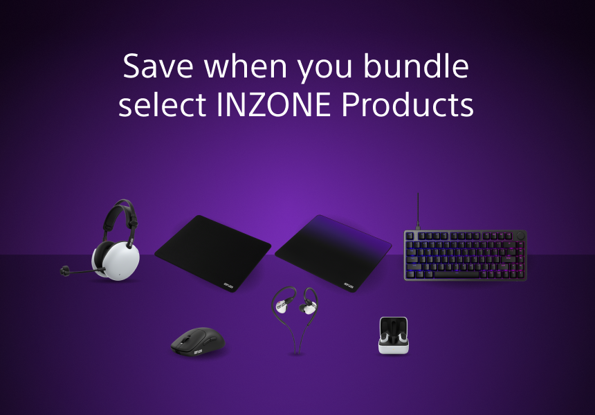 Save when you bundle select INZONE Products