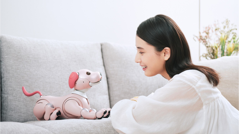 Your A.I. companion pup on the go