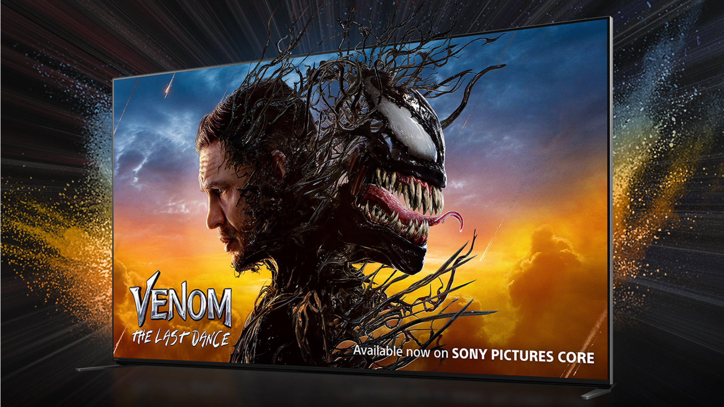 Bring the cinematic experience home, enjoy movies included with BRAVIA