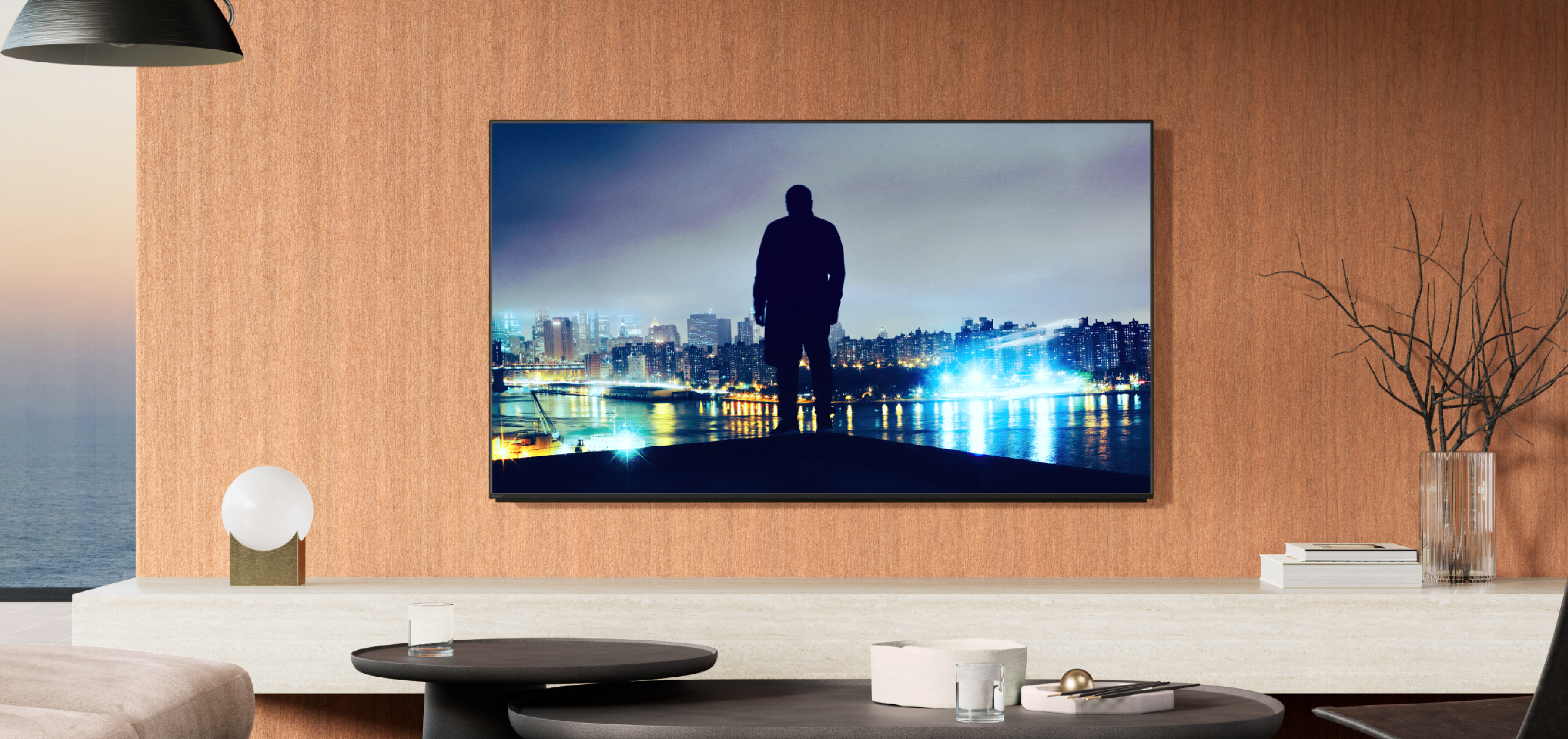 Harmonic Presence. A slimmer, singular elegance for your living space.